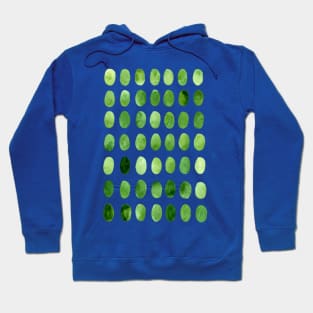 Green ovals Hoodie